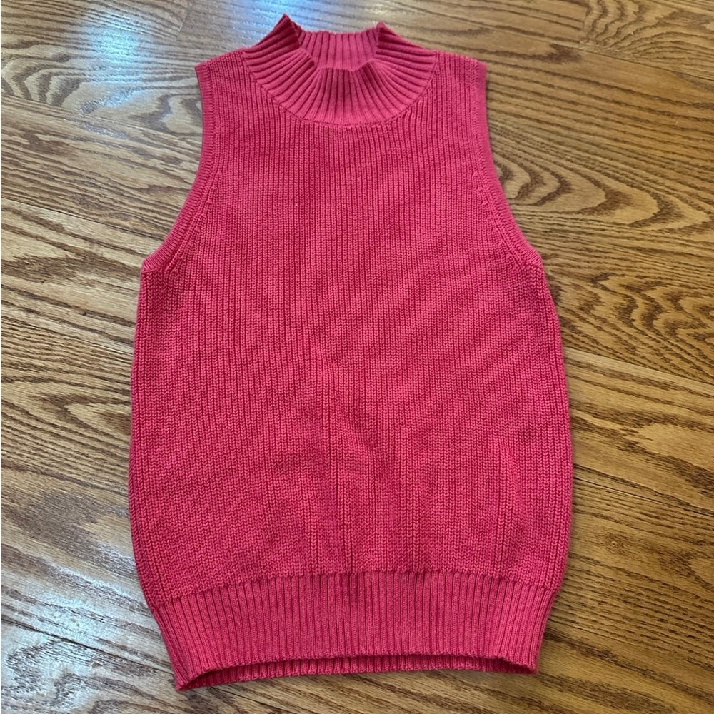 Lulus Ribbed Sweater Vest Size Small